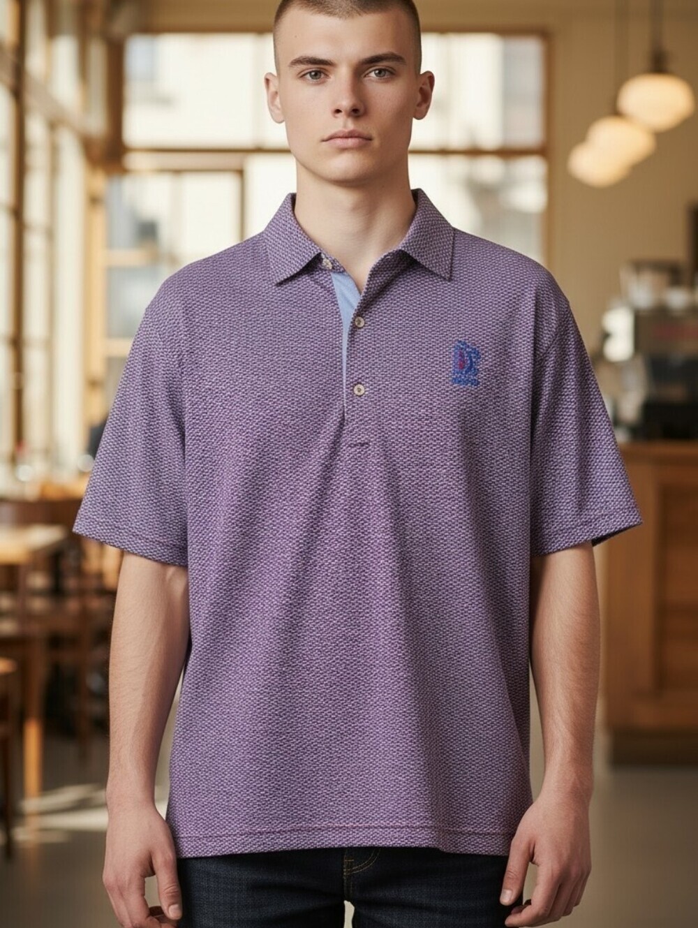 fairway and greene Men's Size  2XL Tpc Sawgrass Golf Polo Shirt Weather Teck...